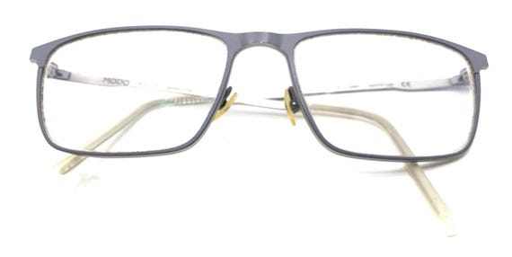 Modo 4238 Grey Titanium Rectangle Eyeglasses Fram… - image 11