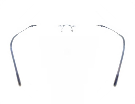 Marchon Airlock 2 760/3 24 Blue Rimless Eyeglasse… - image 5