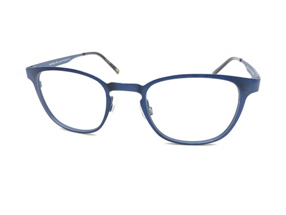 Kliik 545 221 Matte Blue Square Eyeglasses Frames… - image 8
