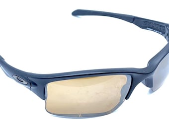 Oakley Quarter Jacke OO9200-07 Schwarz Half Rim Sonnenbrillen Frames 61-11 122 Männer