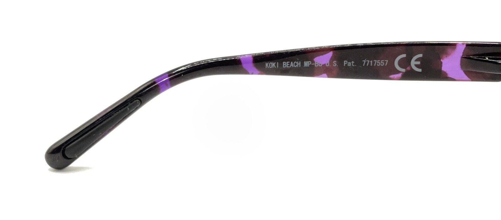 Maui Jim Koki Beach MJ 433-28T Black Purple Sunglasses 