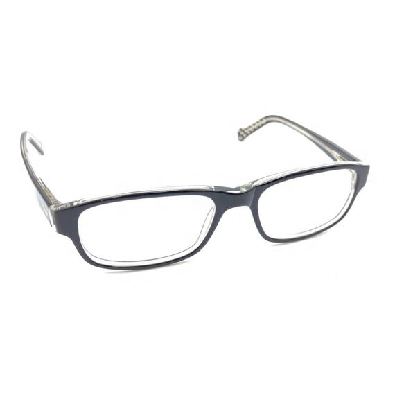 Nike Black Crystal Acetate Rectangular Eyeglasses… - image 1