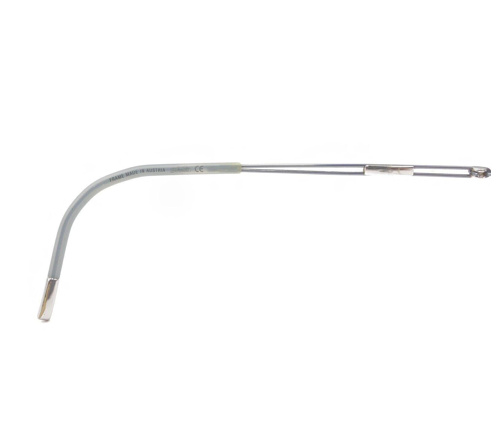 Silhouette 4337 40 6055 Titanium Blue Gray Half Rim 