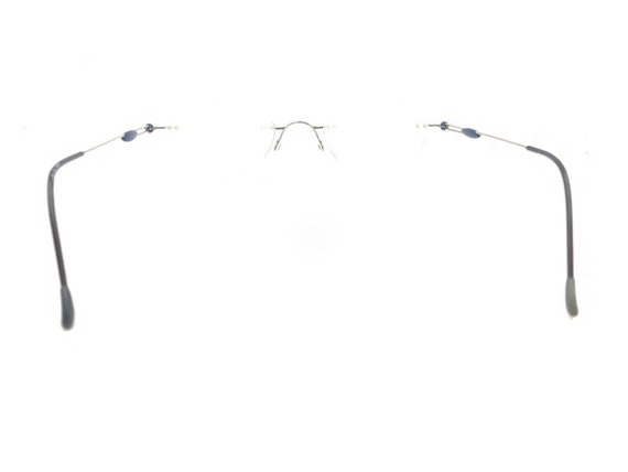 Silhouette Titanium Silver Black Rimless Eyeglass… - image 5