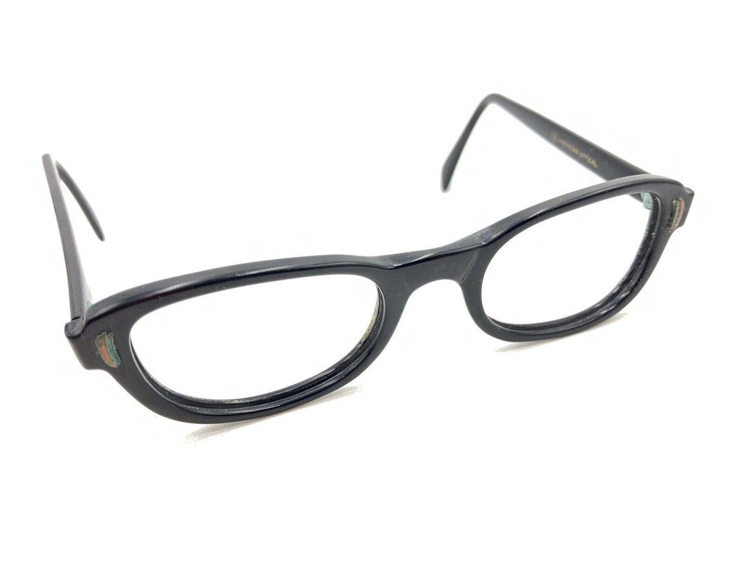 American Optical AO Vintage Black Eyeglasses Frames 46-21 140 USA ...