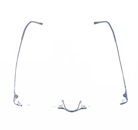 Marchon Airlock 2 760/3 24 Blue Rimless Eyeglasse… - image 3