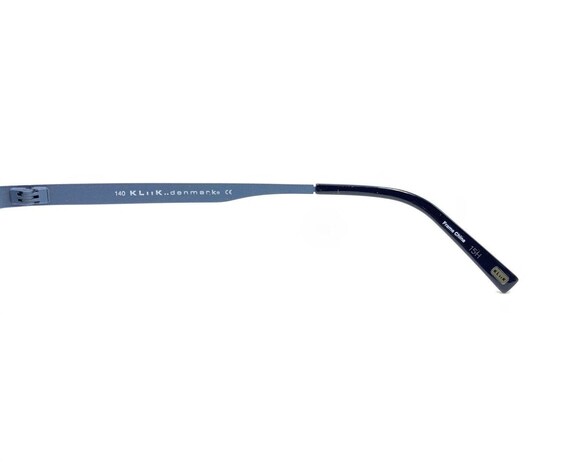 Kliik 545 221 Matte Blue Square Eyeglasses Frames… - image 9