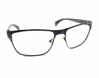 Prada SPR 51O FAD-3M1 Gafas de sol negras Marcos 58-17 140 Italia Diseñador Hombres Mujeres