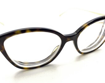 Prada VPR 11V 2AU-101 Brown Gold Eyeglasses Frames 53-17 140  display picture 1