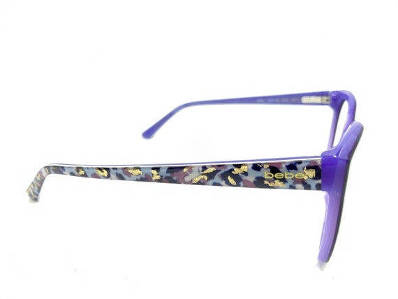 Bebe BB5214 502 Plum Purple Butterfly Eyeglasses … - image 4