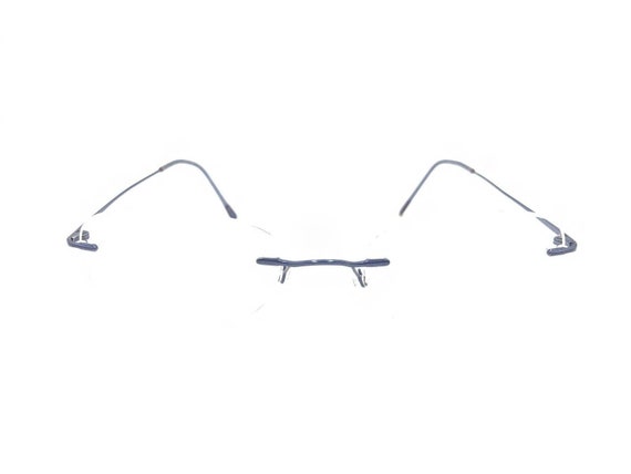 Marchon Airlock 2 760/3 24 Blue Rimless Eyeglasse… - image 6