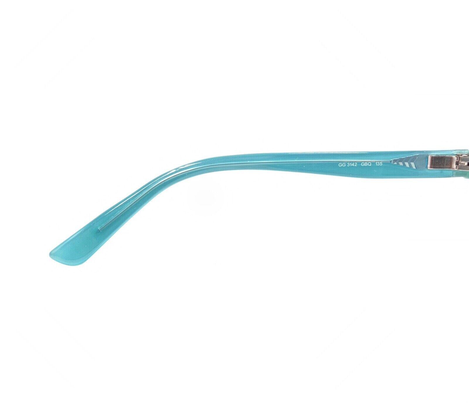 Gucci Aqua Blue Eyewear Gucci Square/Rectangle Optical Frames Blue Eyewear Made In  main image 2