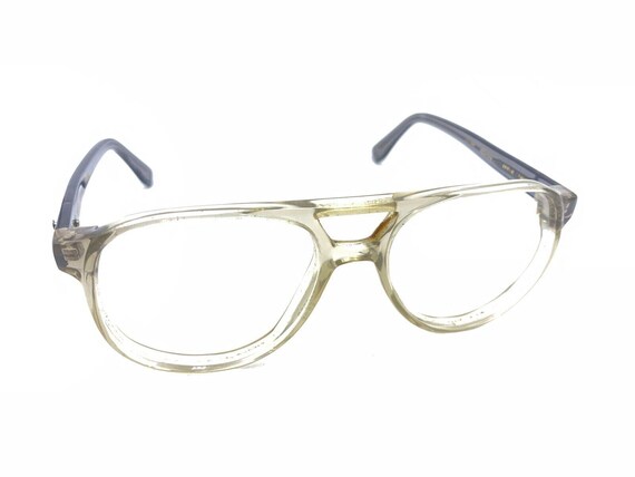 American Optical AO Safety F4000 Clear Yellow Gray Eyeglasses