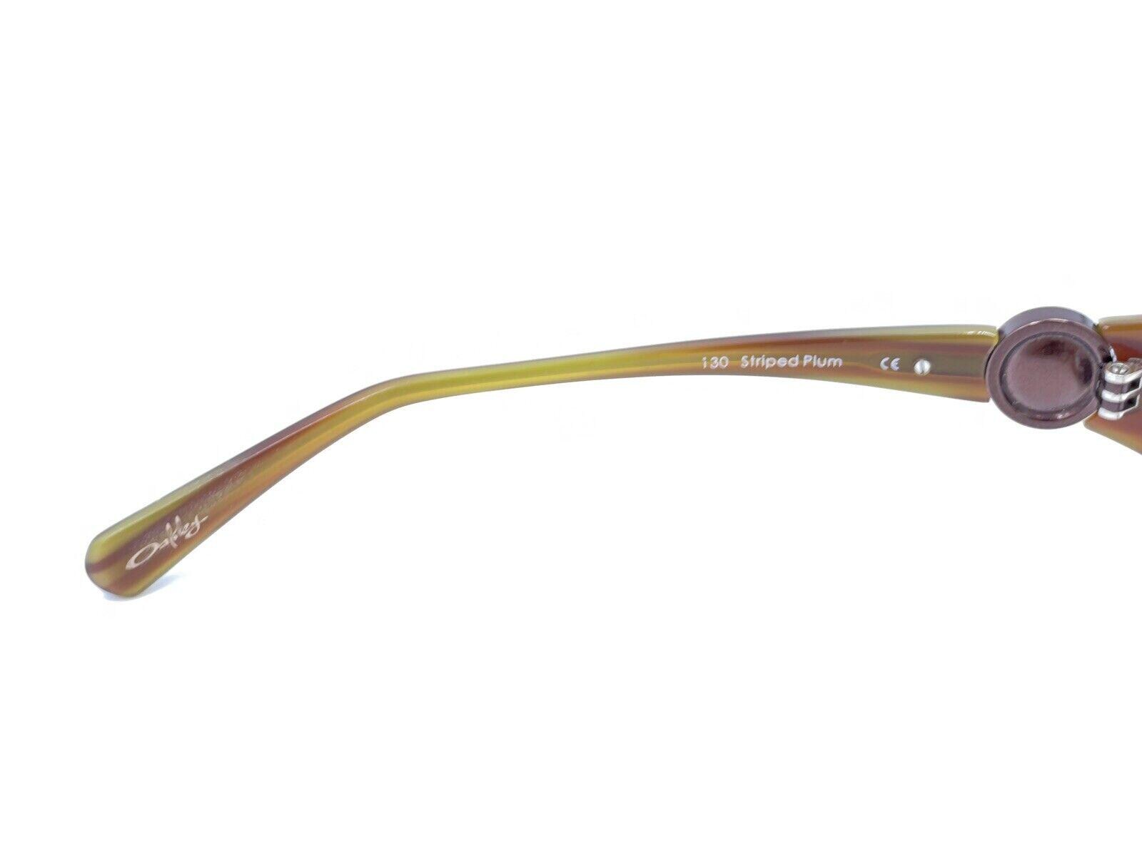 Oakley Spontaneous 2.0 Striped Plum Rectangular Eyeglasses  display picture 2