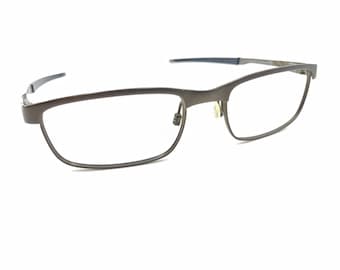 Oakley Steel Plate OX3222-0252 Powder Cement Brown Brillengestelle 52-18141
