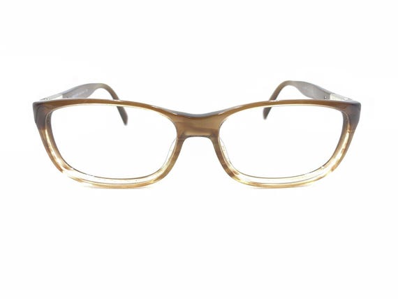 Prada Translucent Brown Rectangle Eyeglasses Fram… - image 6