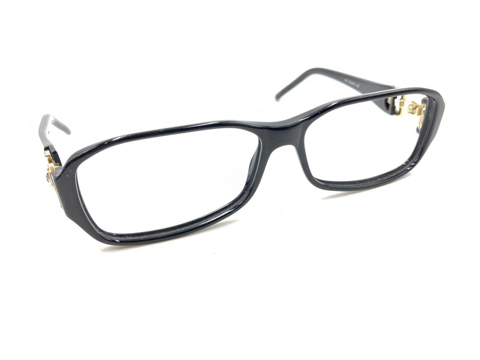 Gucci GG 2976 AIQ 52-13-130 Gucci Eyeglasses GG 2976 807 Polished Black Rectangular  main image 4