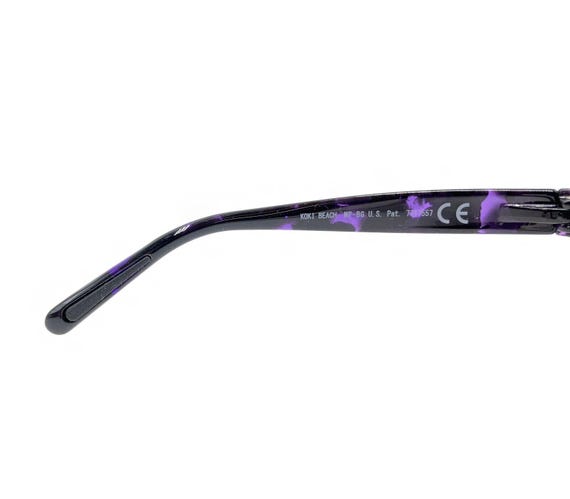 Maui Jim Koki Beach MJ 433-28T Black Purple Sunglasses 