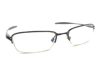 Oakley Valve OX3093-0153 Polished Black Half Rim Eyeglasses Frames 53-18 135