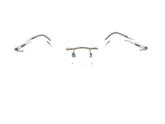 Silhouette 5521 EZ 6560 Titanium Silver Rimless E… - image 6