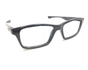 Monturas de gafas Oakley Shifter XS OY8001-0550 de tinta negra pulida, talla 50-15, 128 para niños