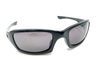 Oakley Fives Squared (4+1)2 OO9238-10 Black Wrap Sunglasses Gray Lens 54-20 133