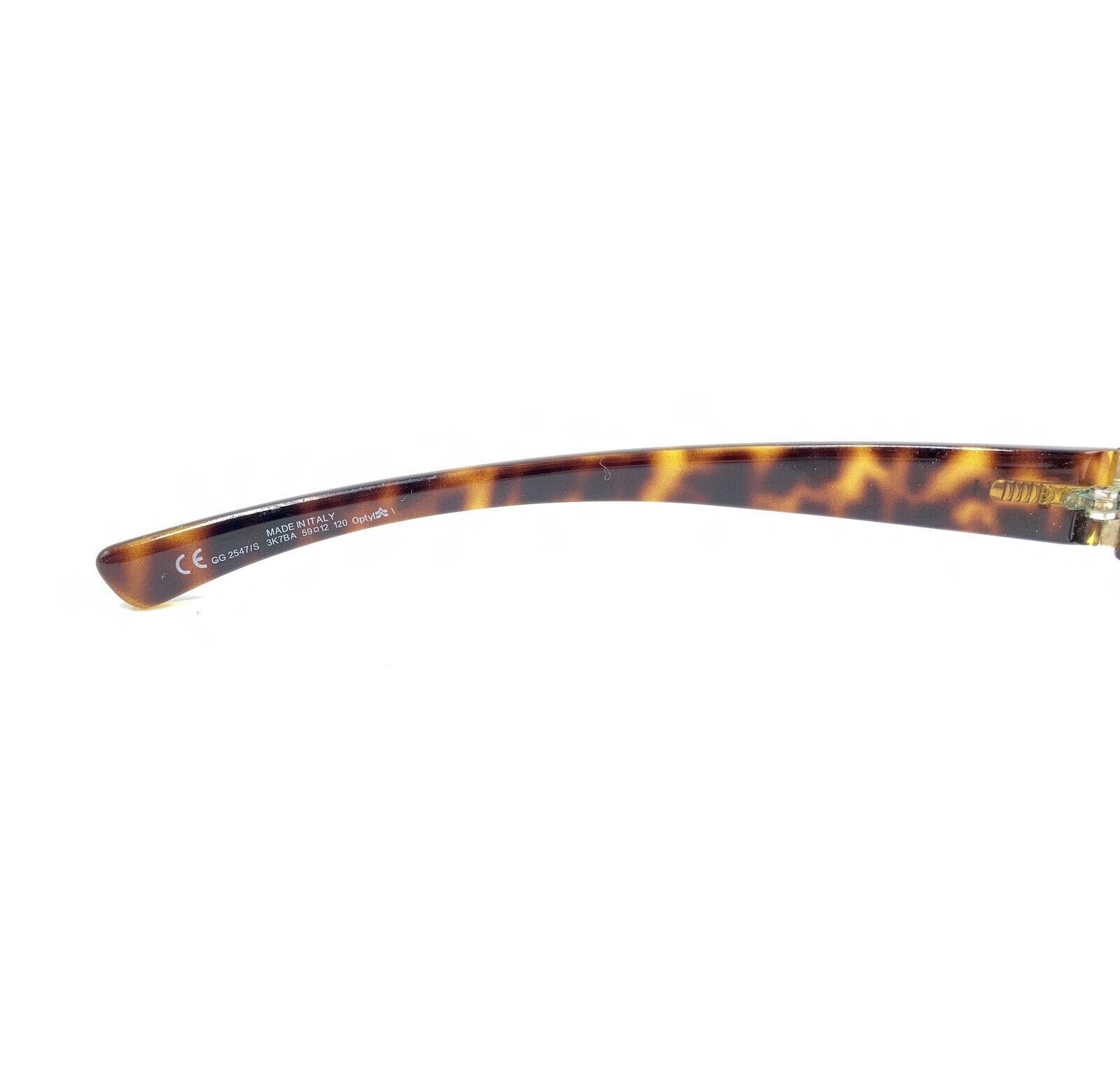 Gucci GG 2547/S 3K7BA Tortoise Brown Sunglasses Frames 59-12  display picture 1