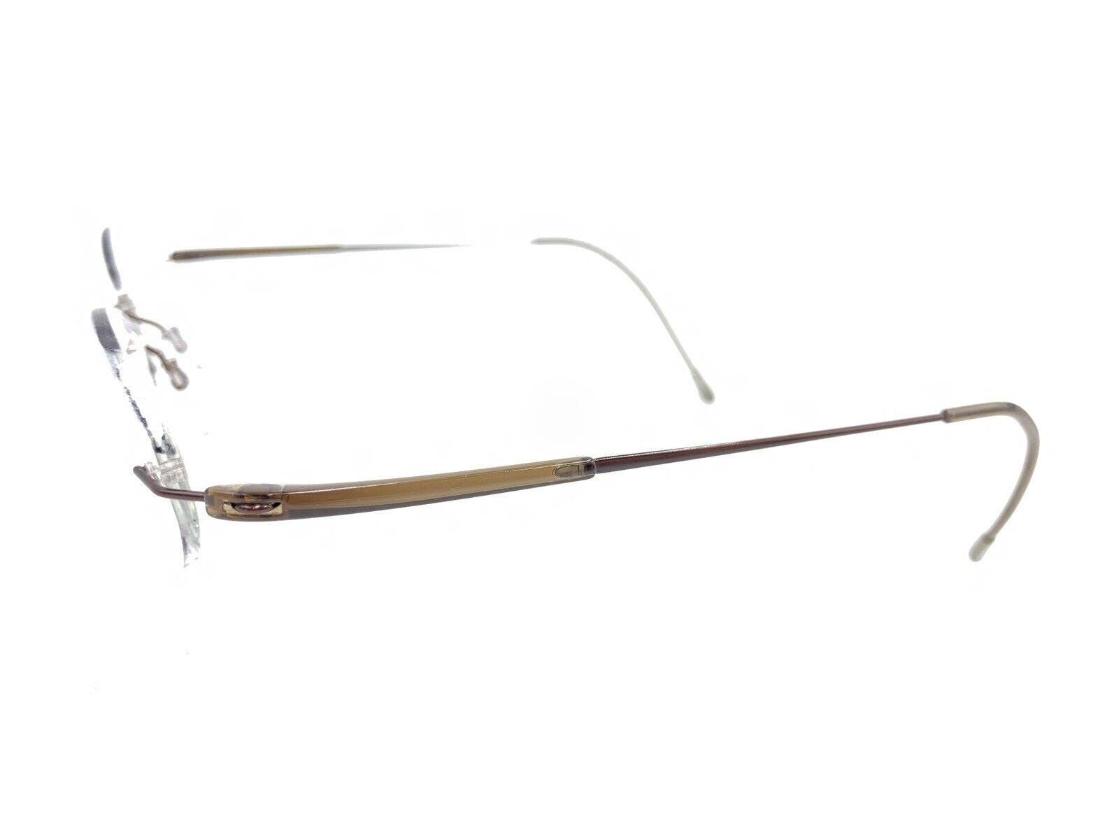 Silhouette 7719 40 6054 Titanium Brown Rimless Eyeglasses  display picture 3