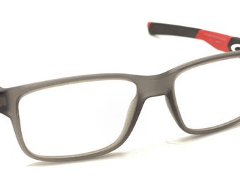 Oakley Field Day OY8007-0250 Grey Smoke Red Eyeglasses Frames 50-15 128 Small