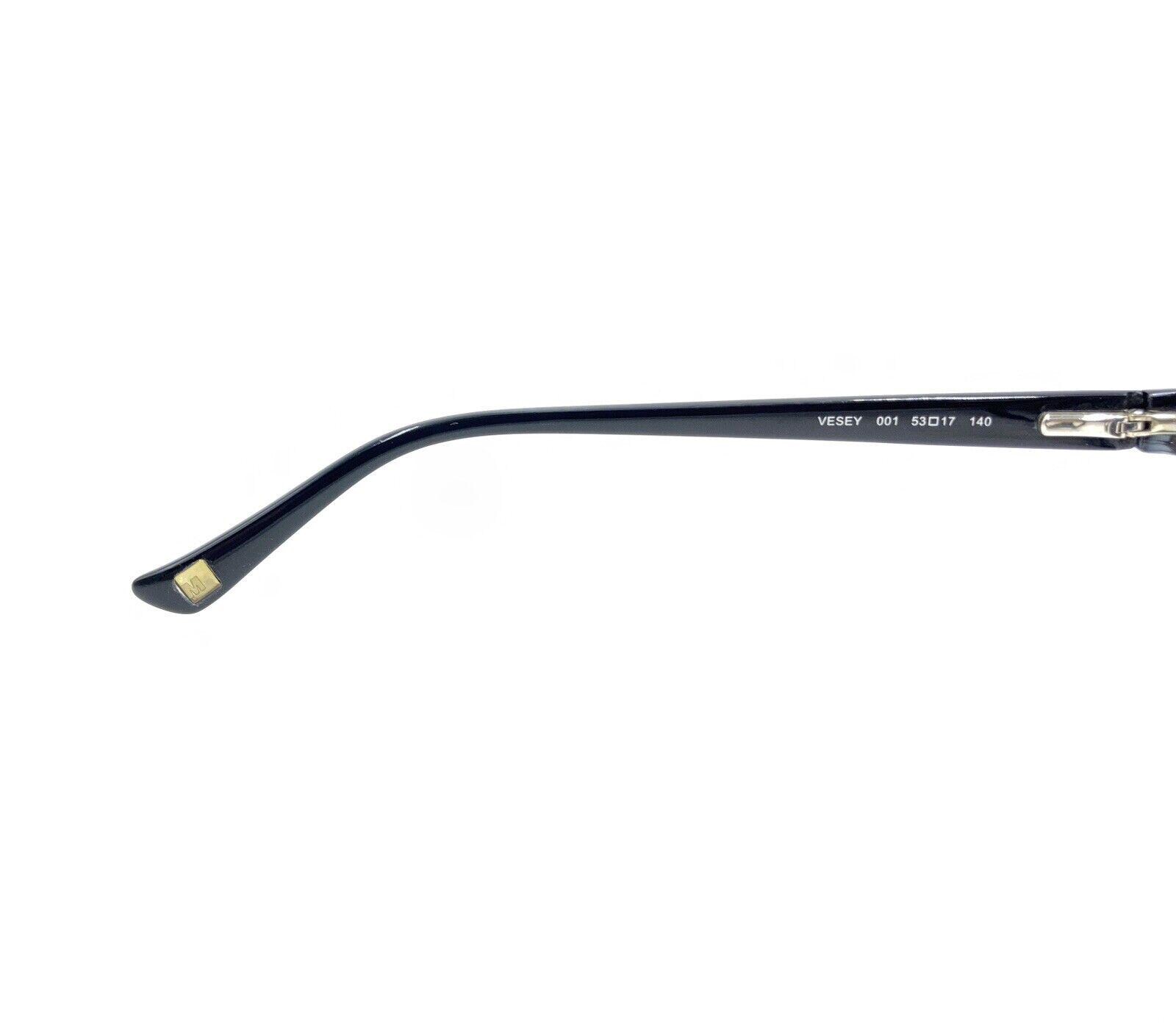 Marchon NYC Downtown Vesey 001 Black Eyeglasses Frames 53-17 