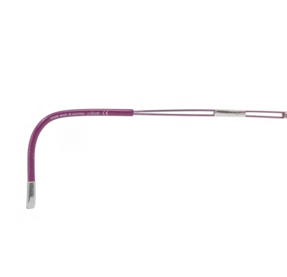 Silhouette 5227 40 6053 Titanium Purple Rimless E… - image 10