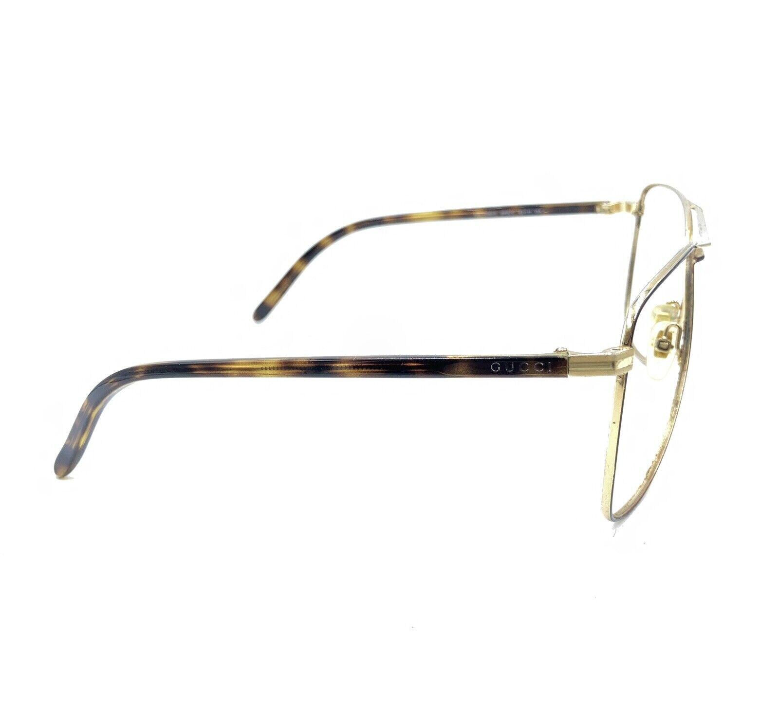 Gucci GG 4209/S 9P8CC Gold Brown Tortoise Aviator Sunglasses  display picture 1