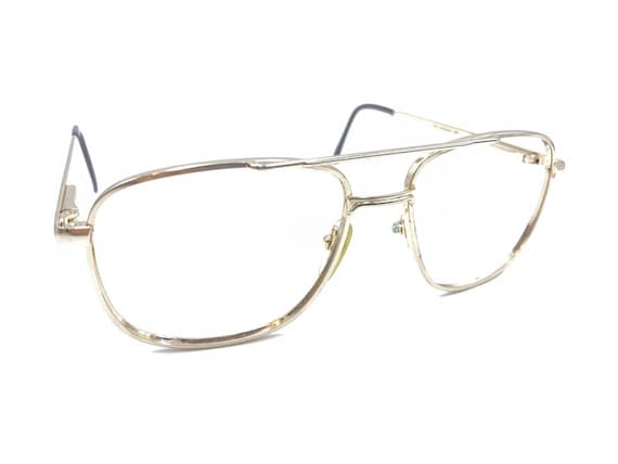 American Optical AO Safety EX550 Z87 Gold Square Sunglasses Frames 