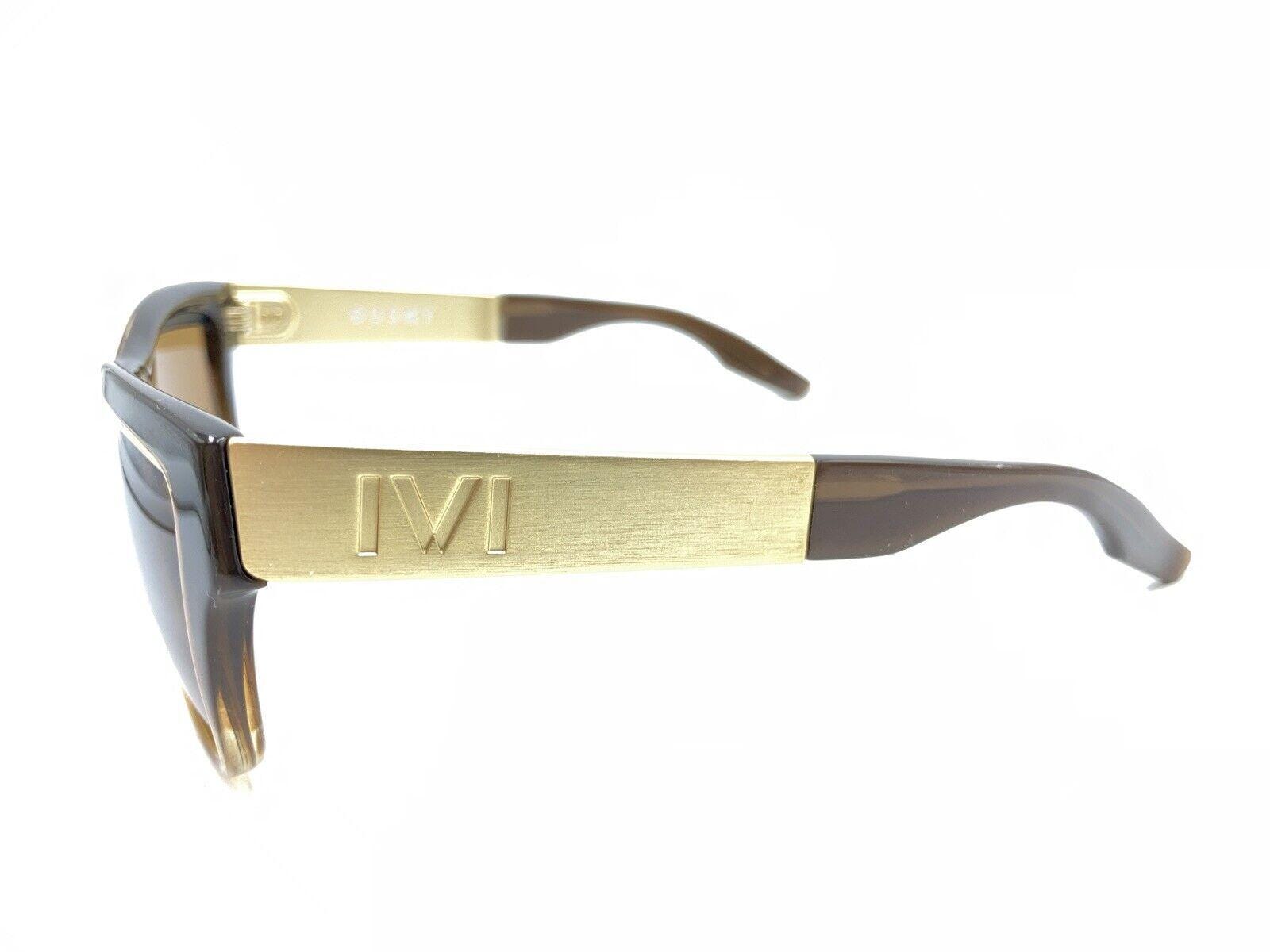 IVI Dusky 03041-903 Brown Clear Gold Sunglasses Brown Lens  display picture 1