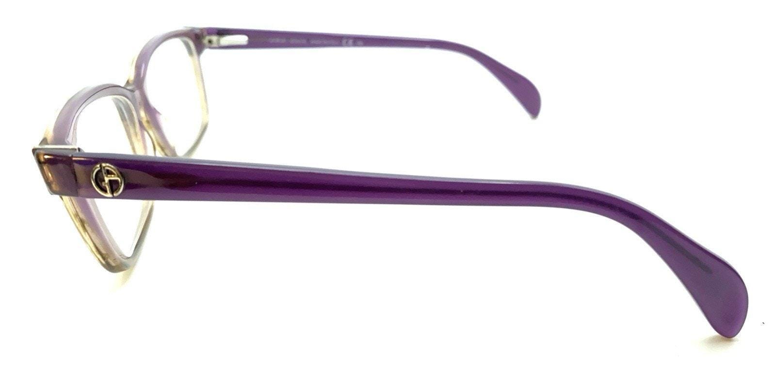Giorgio Armani GA 814 R3Y Clear Purple Rectangle Eyeglasses 