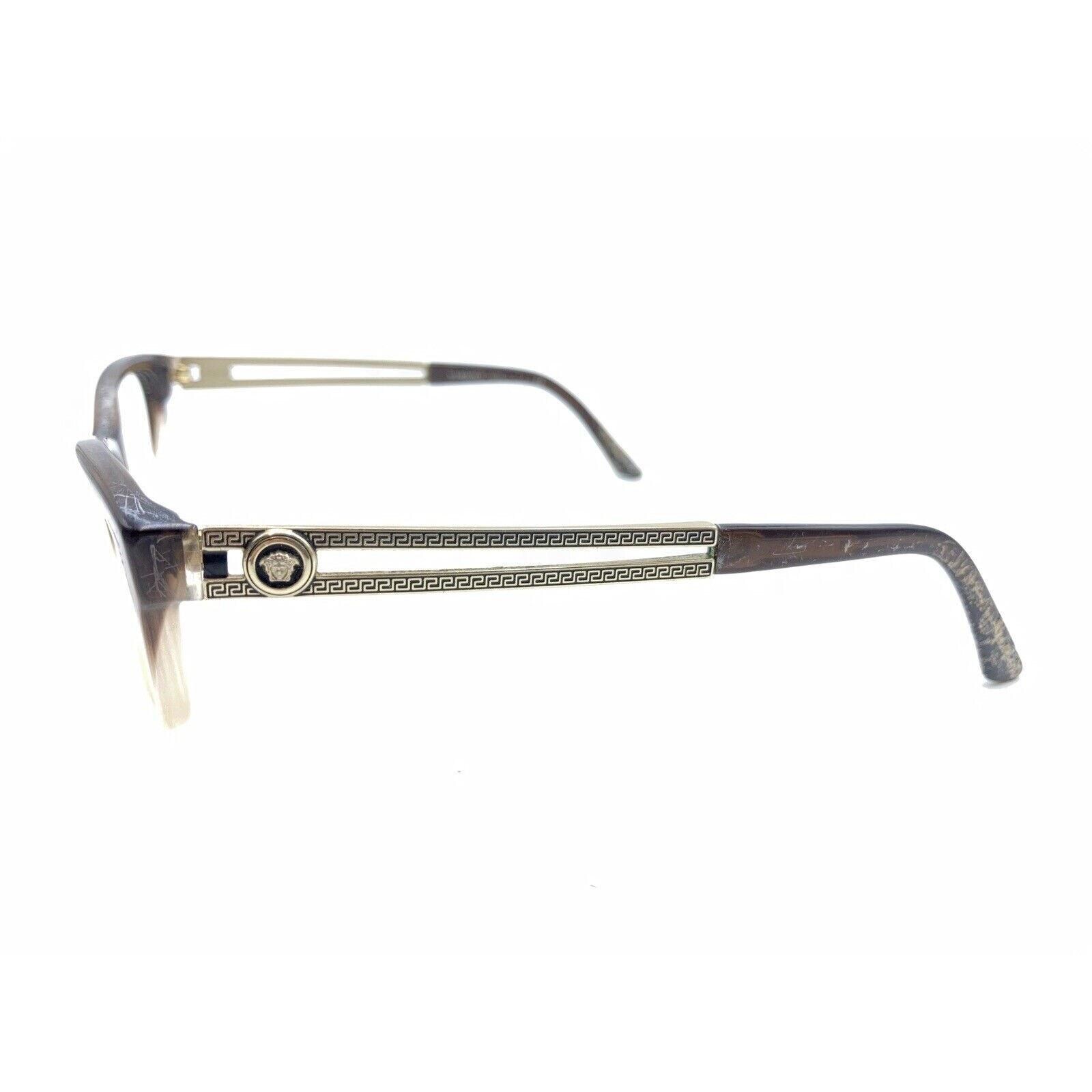 Versace Womens Eyeglasses Frames 3220 5165 Black Ombre Full Rim Square 52-16-140 Versace VE3375 black frame main image 4