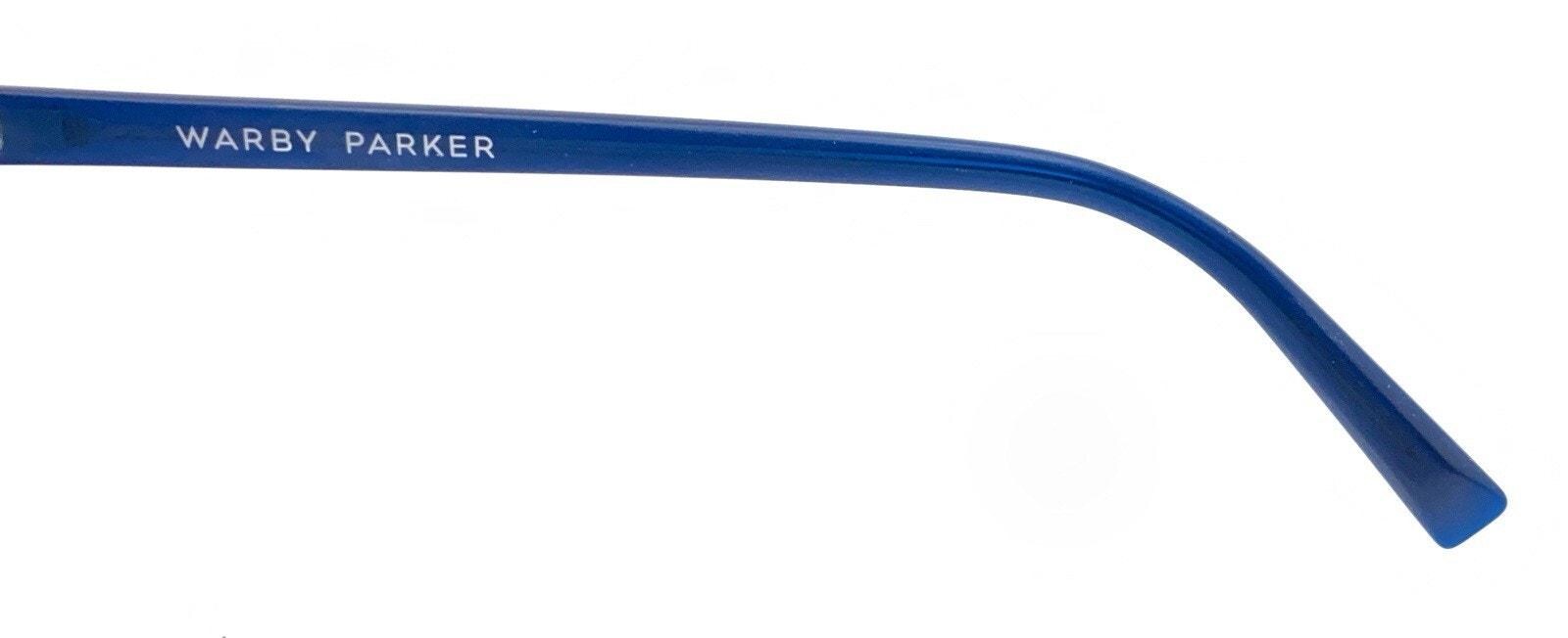 Warby Parker Bodie W 244 Blue Rectangle Eyeglasses Frames 54  display picture 1