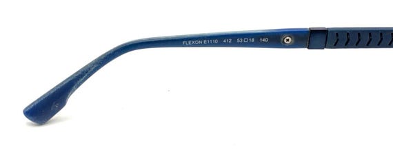 Flexon Latitude E1110 412 Blue Rectangle Eyeglass… - image 9