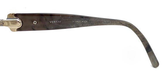 Versace Purple Silver Slim Rectangle Eyeglasses F… - image 10