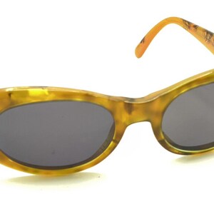 Bvlgari 804 521 Brown Tortoise Oval Sunglasses Black Lens 140 Italy Women