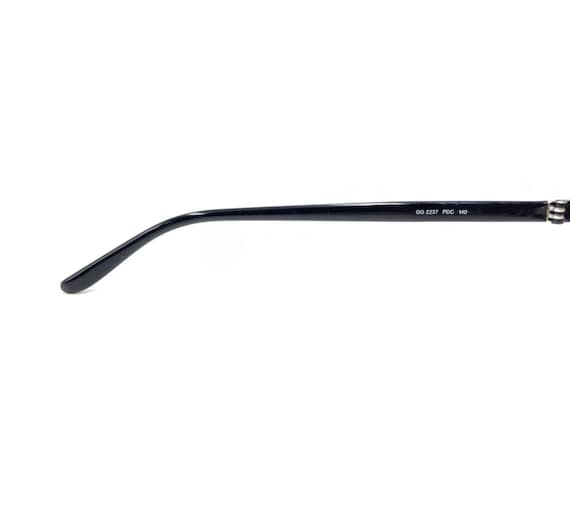 Gucci GG 2237 PDC Black Half Rim Eyeglasses Frames 54-17 140 Italy