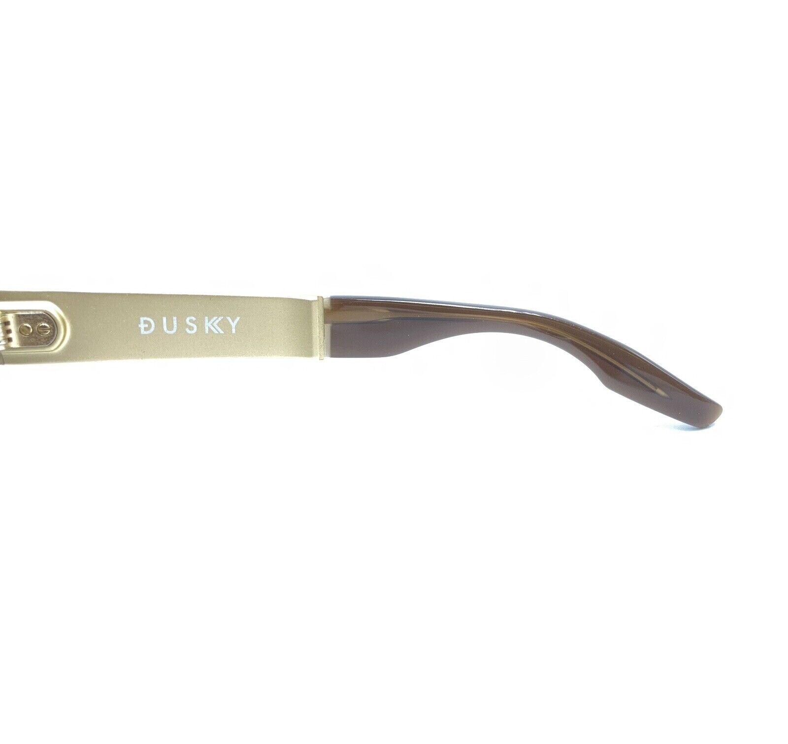 IVI Dusky 03041-903 Brown Clear Gold Sunglasses Brown Lens‎ 57-11 135 Designer Alison - IVI Vision main image 4