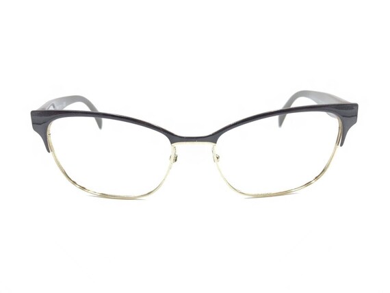 Prada VPR 65R DHO-1O1 Brown Gold Cat Eye Eyeglass… - image 6