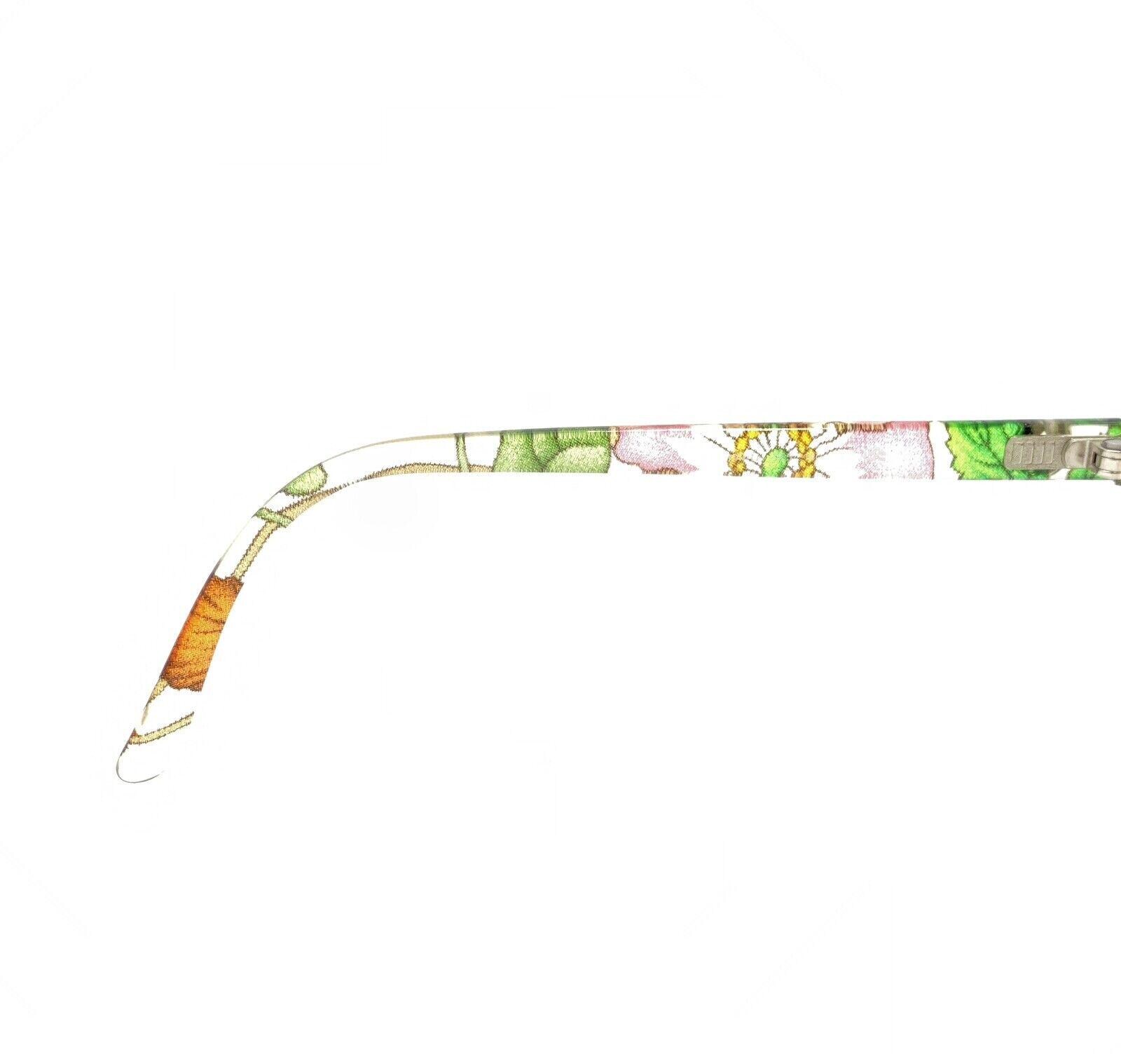 Gucci Women’s Crystal Clear Floral Dark Grey Tint Eyeglasses GG3699/N ZE5 140 Gucci GG1997O Gray, Clear Prescription Eyeglasses main image 3