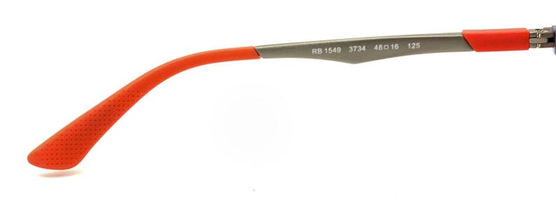 Monturas de gafas rectangulares Ray Ban RB 1549 3734 azul grisáceo rojo 48-16 125 imagen 9