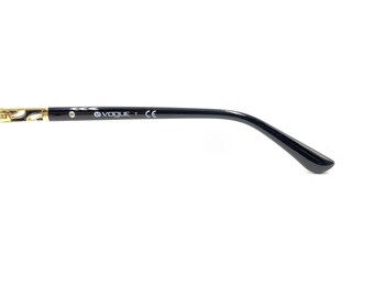 Vogue VO 5163 W44 Eyeglasses Eye Glasses Frames 53-16-140 Vogue VO 5163 W44 Black Gold Eyeglasses Frames 51-16 140  main image 3