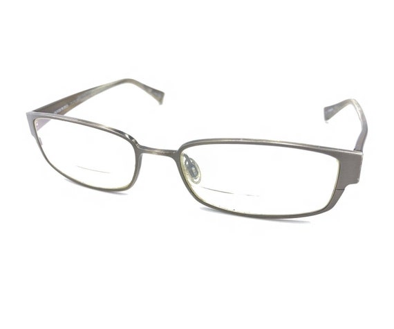 Oliver Peoples Id BKC Titanium Brown Rectangle Ey… - image 8