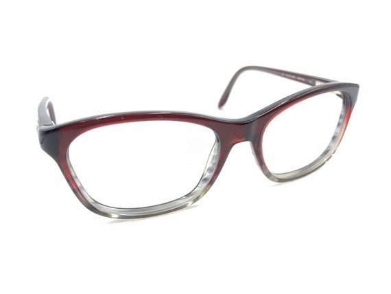 Oakley Taunt OX1091-0552 Red Fade Cat Eye Eyeglas… - image 1