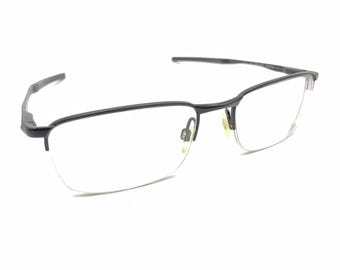 Oakley Barrelhouse 0.5 OX3174-0153 Black Half Rim Eyeglasses Frames 53-18 139