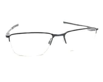 Oakley Socket 5.5 OX3218-0156 Polished Black Half Eyeglasses Frames 56-18 140